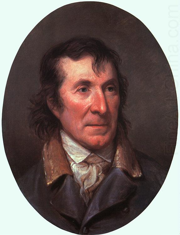 Charles Wilson Peale Portrait of Gilbert Stuart